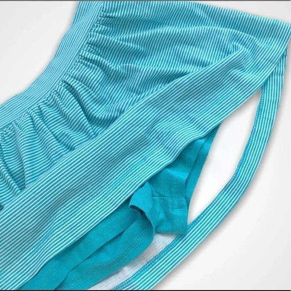 4/$20🥳 Turquoise  Striped Skort - Picture 2 of 3